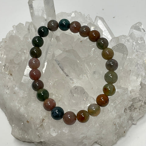 Fancy Jasper 8mm Round Bracelet