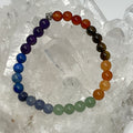 Chakra 6mm Round Bracelet - WorldWideMinerals-beads