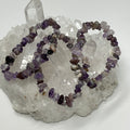 Amethyst Chip 3 Piece Bracelet Set - WorldWideMinerals-beads