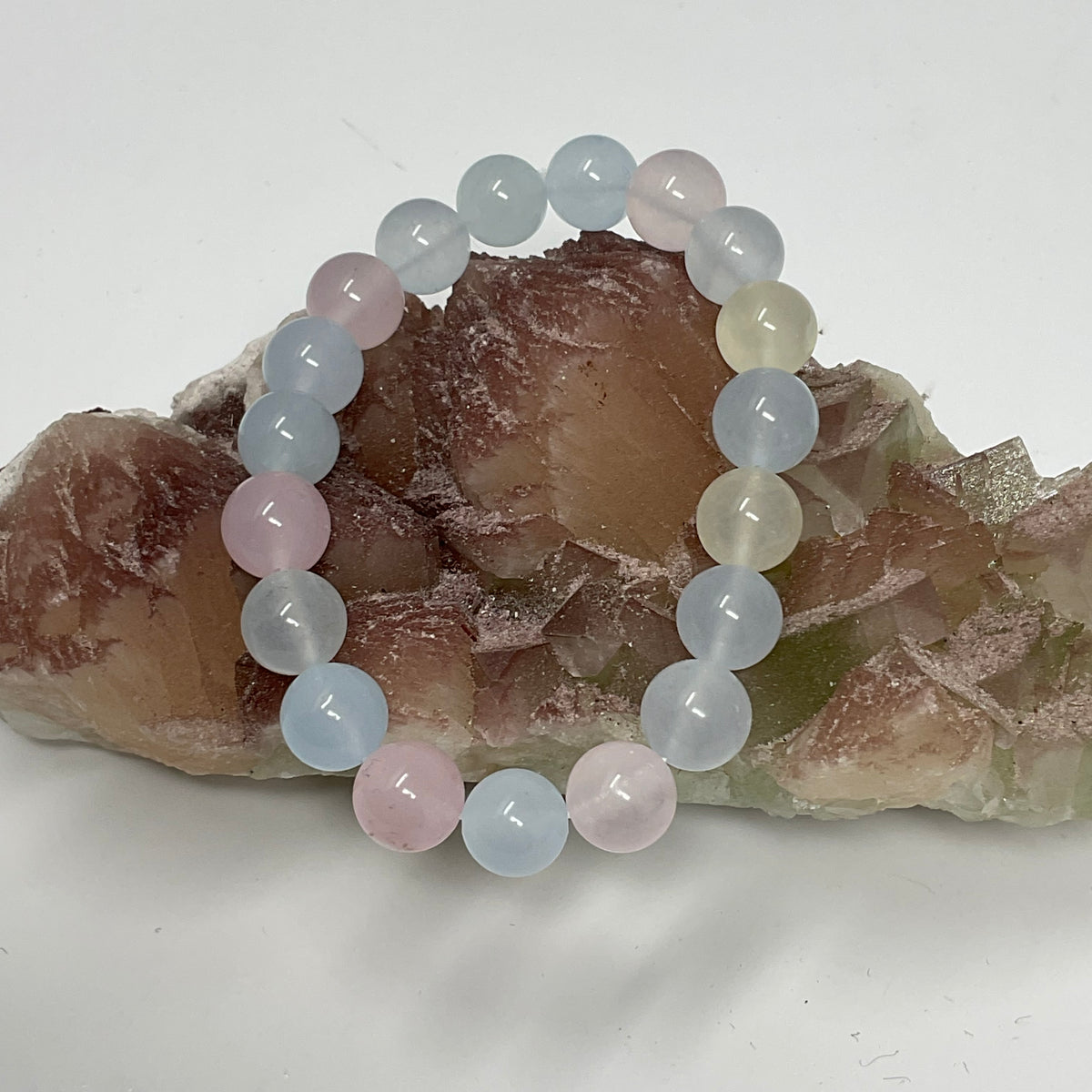 Cotton Candy Opalite 10mm Round Bracelet