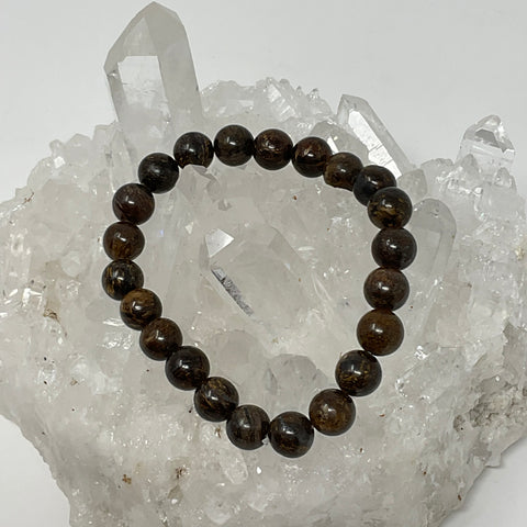 Bronzite 8MM Round Bracelet