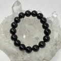 Shungite 12mm Round Bracelet - WorldWideMinerals-beads