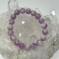Pink Kunzite 9-10mm Round Bracelet - WorldWideMinerals-beads