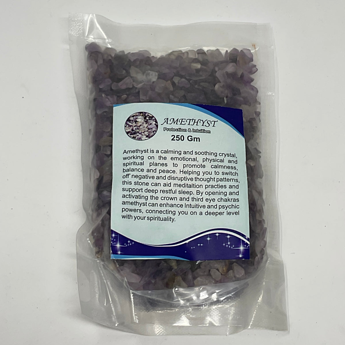 Amethyst Loose Chips Minerals In Bag