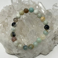 8MM Caribbean Calcite Round Bracelet - WorldWideMinerals-beads