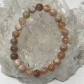 Sunstone 8mm Round Bracelet - WorldWideMinerals-beads