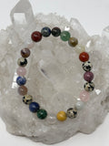Multi-Stone 8mm Round Bracelet - WorldWideMinerals-beads