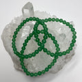 Green Jade 6mm 3-Piece Round Bracelet Set - WorldWideMinerals-beads