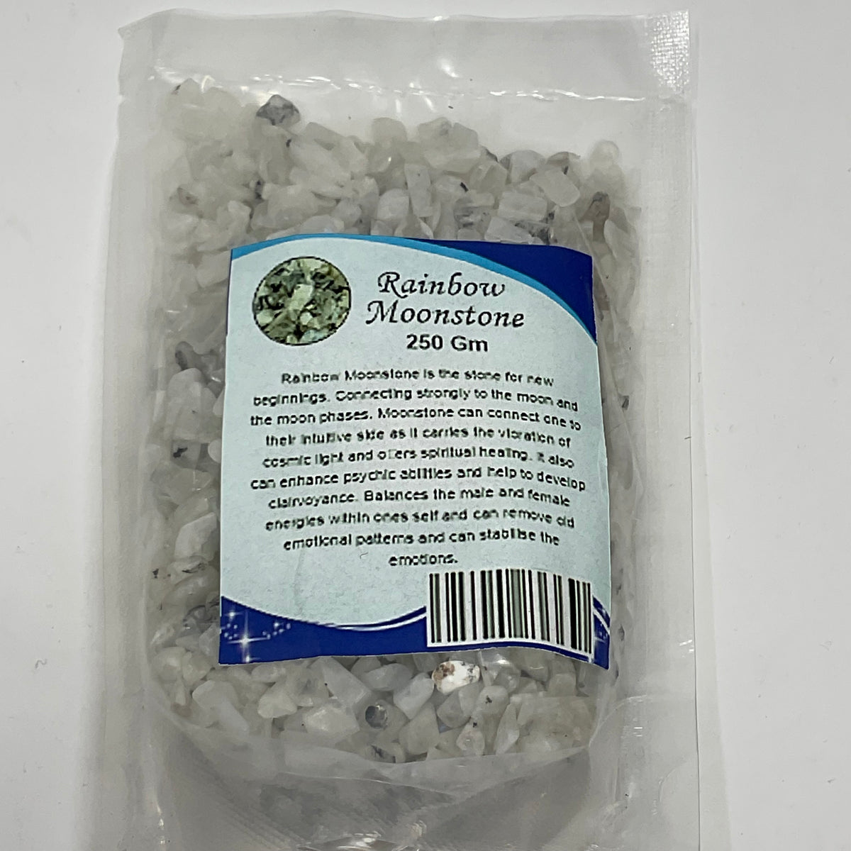 Rainbow Moonstone Loose Chip Minerals In Bag