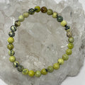 Yellow Turquoise 6mm Round Bracelet - WorldWideMinerals-beads