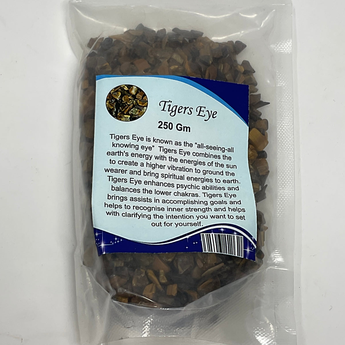 Tiger's Eye Loose Chip Minerals In Bag