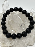 Lava Stone 10mm Round Bracelet - WorldWideMinerals-beads