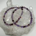 Super-7 Amethyst 6mm 2-Piece Round Set - WorldWideMinerals-beads