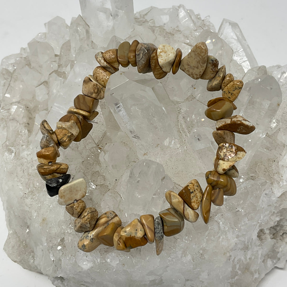 Picture Jasper Chip Bracelet