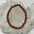 Brown Goldstone 6mm Round Bracelet - WorldWideMinerals-beads