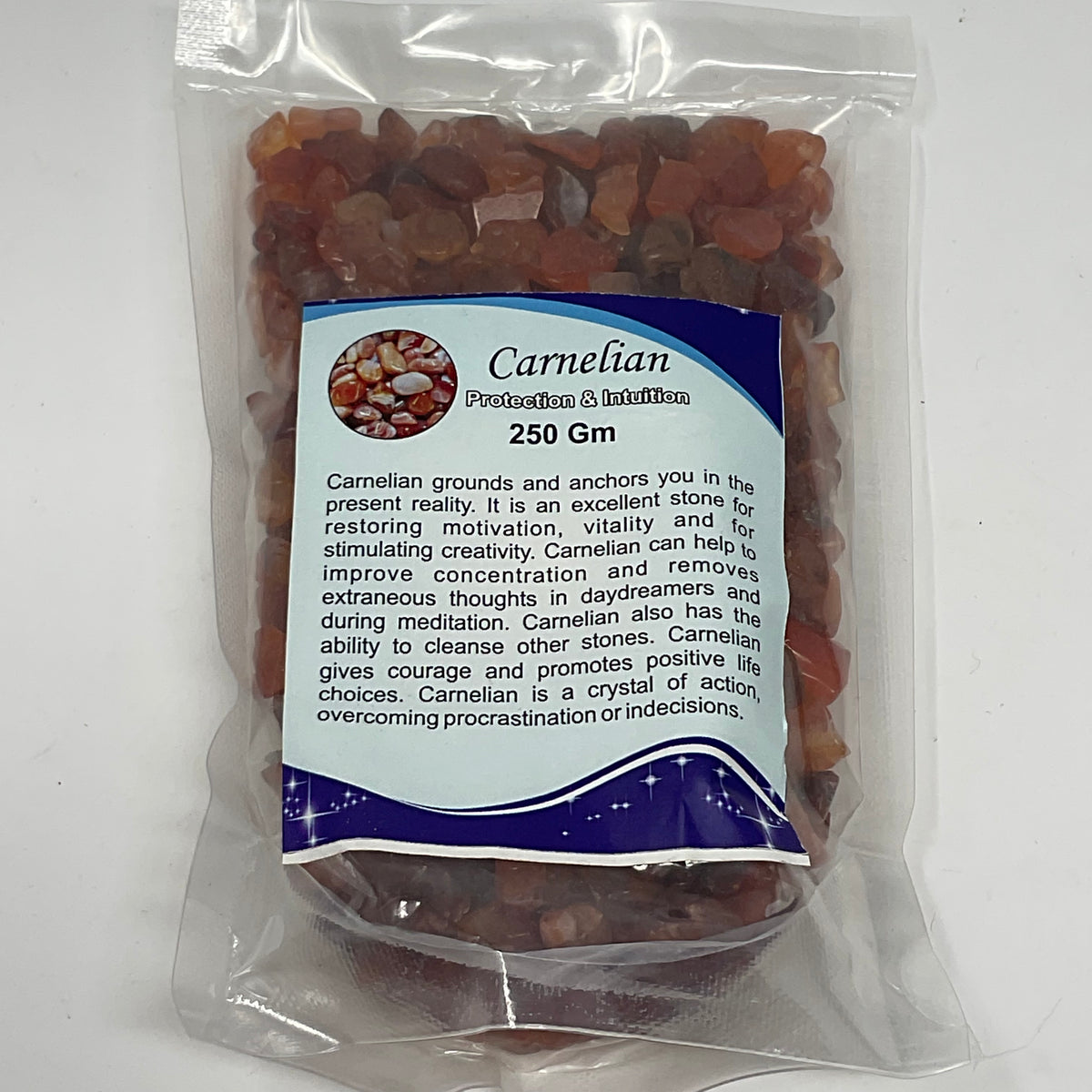 Carnelian Loose Chip Minerals In Bag