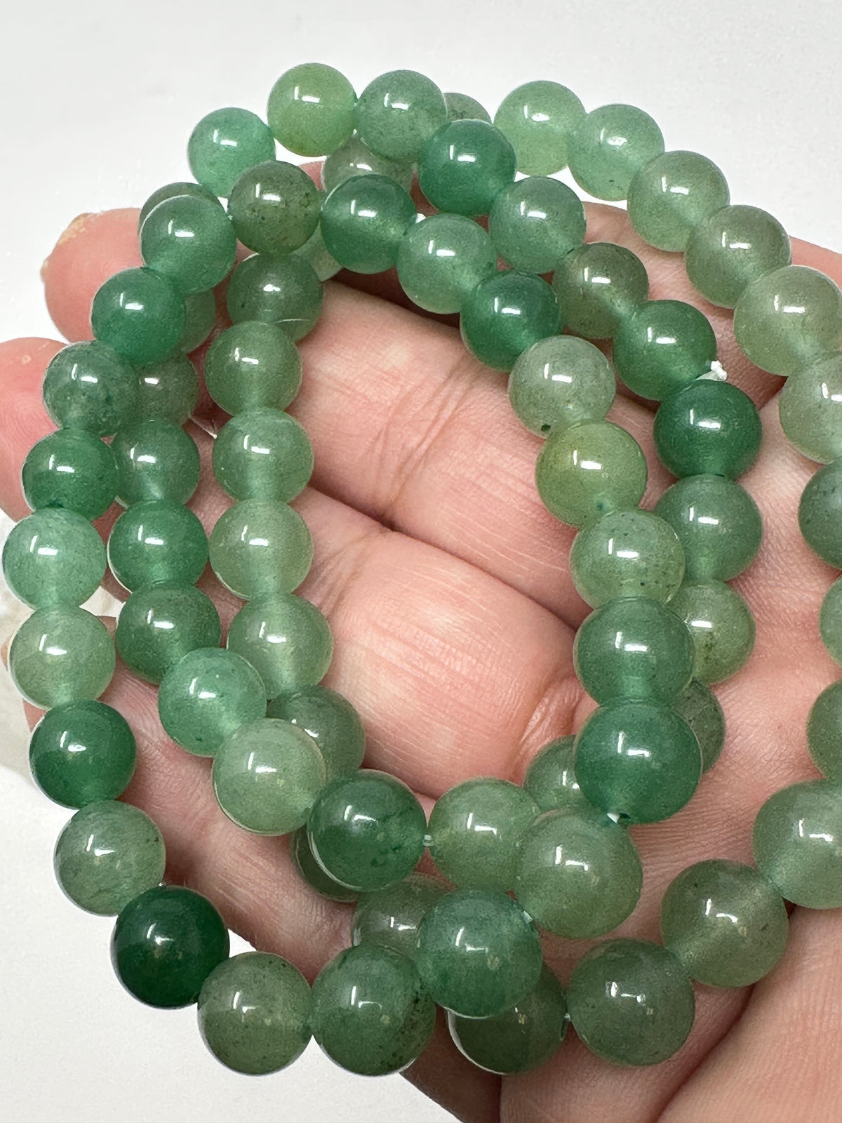 Green Aventurine 8mm Round Bracelet