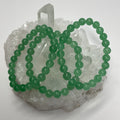 Green Jade 8mm 3-Piece Round Bracelet Set - WorldWideMinerals-beads