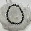 Hematite 6mm Round Bracelet - WorldWideMinerals-beads