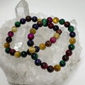 Candy Tiger Eye 8mm 3-Piece Round Bracelet Set - WorldWideMinerals-beads