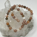 Multi-Color Moonstone 8mm 2-Piece Round Bracelet Set - WorldWideMinerals-beads