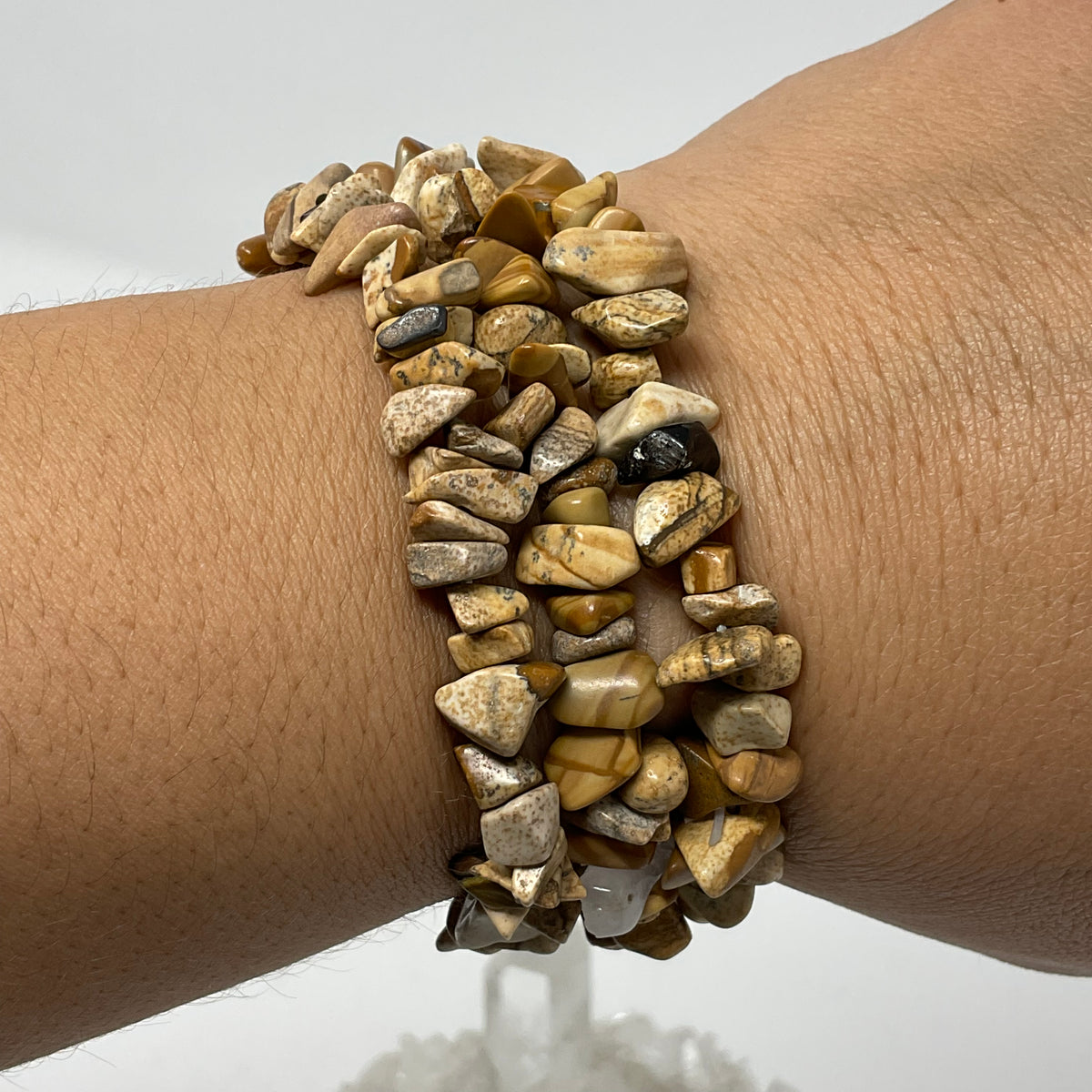 Picture Jasper Chip Bracelet