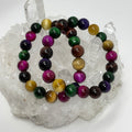 Candy Tiger Eye 10mm 3-Piece Round Bracelet Set - WorldWideMinerals-beads
