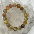 Yellow Botswana 10mm Round Bracelet - WorldWideMinerals-beads
