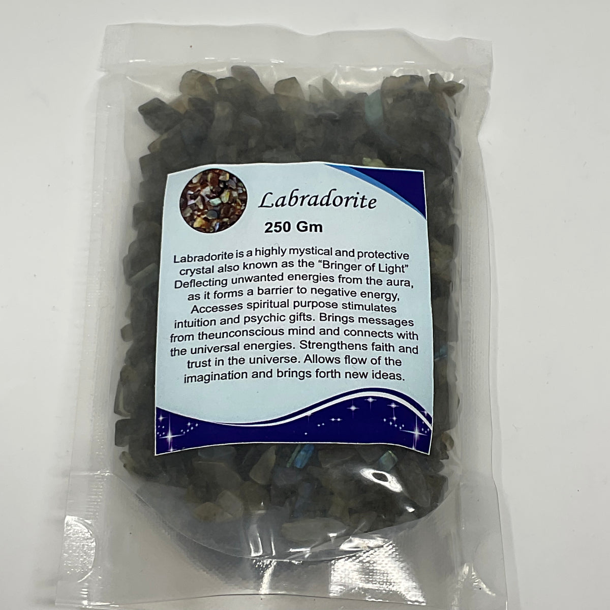 Labradorite Loose Chip Minerals In Bag