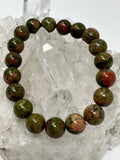 Unakite 10mm Round Bracelet - WorldWideMinerals-beads