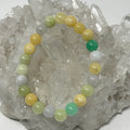 Multi-Color Jade 8mm Round Bracelet - WorldWideMinerals-beads