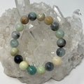 10MM Caribbean Calcite Round Bracelet - WorldWideMinerals-beads