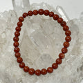 Red Jasper 6mm Round Bracelet - WorldWideMinerals-beads