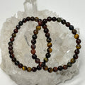 Multi-Color Tiger Eye 6mm 2-Piece Round Bracelet Set - WorldWideMinerals-beads