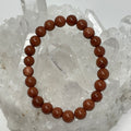 Brown Goldstone 8mm Round Bracelet - WorldWideMinerals-beads