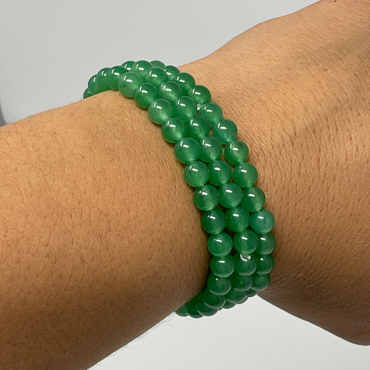 Green Aventurine 6mm Round Bracelet