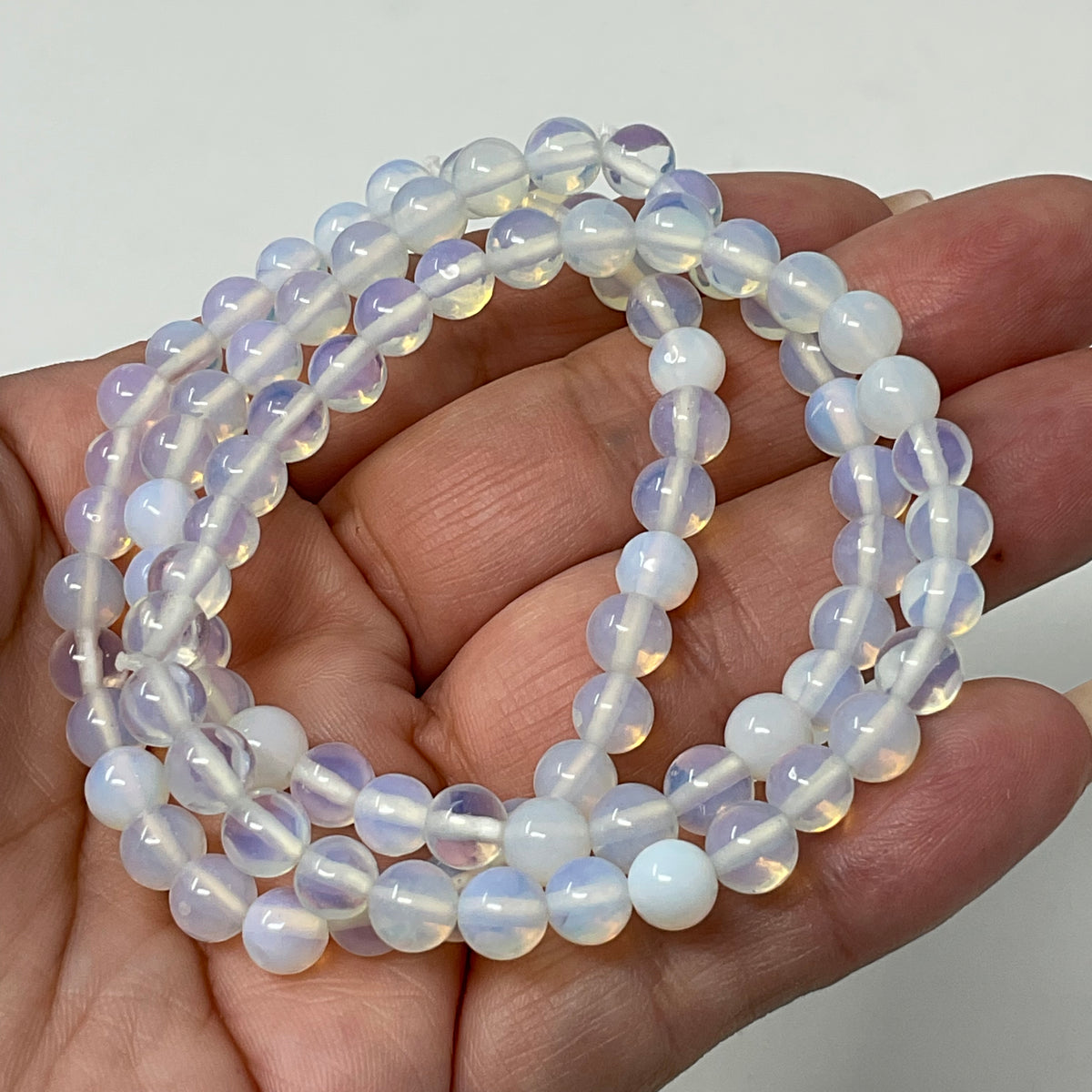 Opalite 6mm Round Bracelet